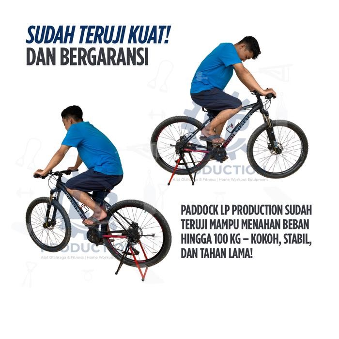 Jual Stand Paddock Sepeda Statis Bike Trainer Fixie Roadbike MTB Seli ...