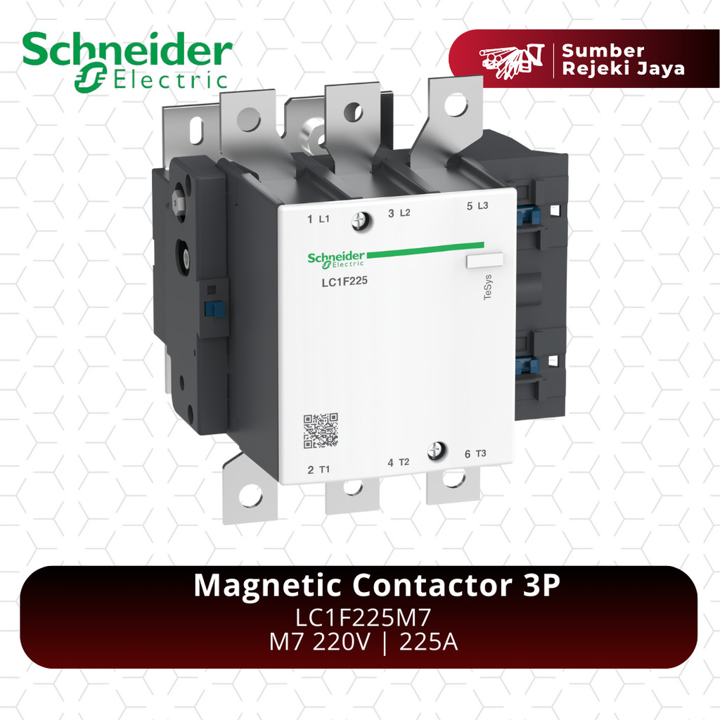 Schneider Kontaktor LC1F225M7 3P 225A 220VAC 220V | magnetic contactor  