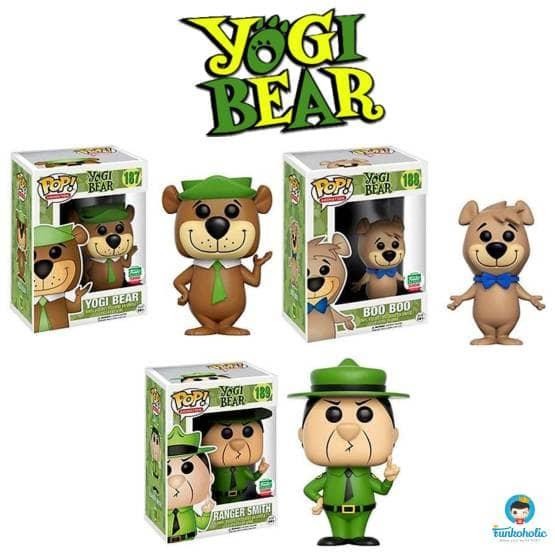 Jual New Funko POP Yogi Bear Boo Boo Ranger Smith Animation Figure Set ...