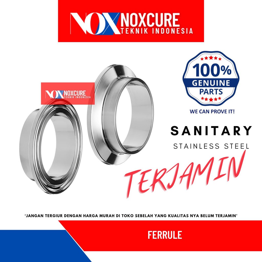 Jual Ferrule Clamp Sanitary Stainless Steel 304 size 2