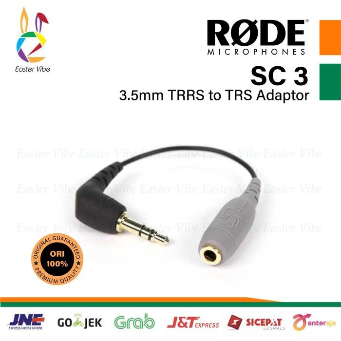 Jual RODE SC3 SC 3 TRRS TO TRS ADAPTER | Shopee Indonesia