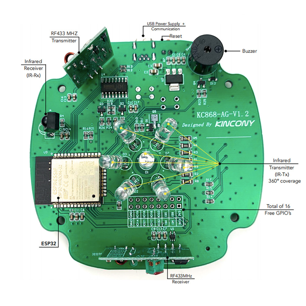 Jual New Kincony AG for ESPHome Tasmota Home Assistant Arduino IDE ...