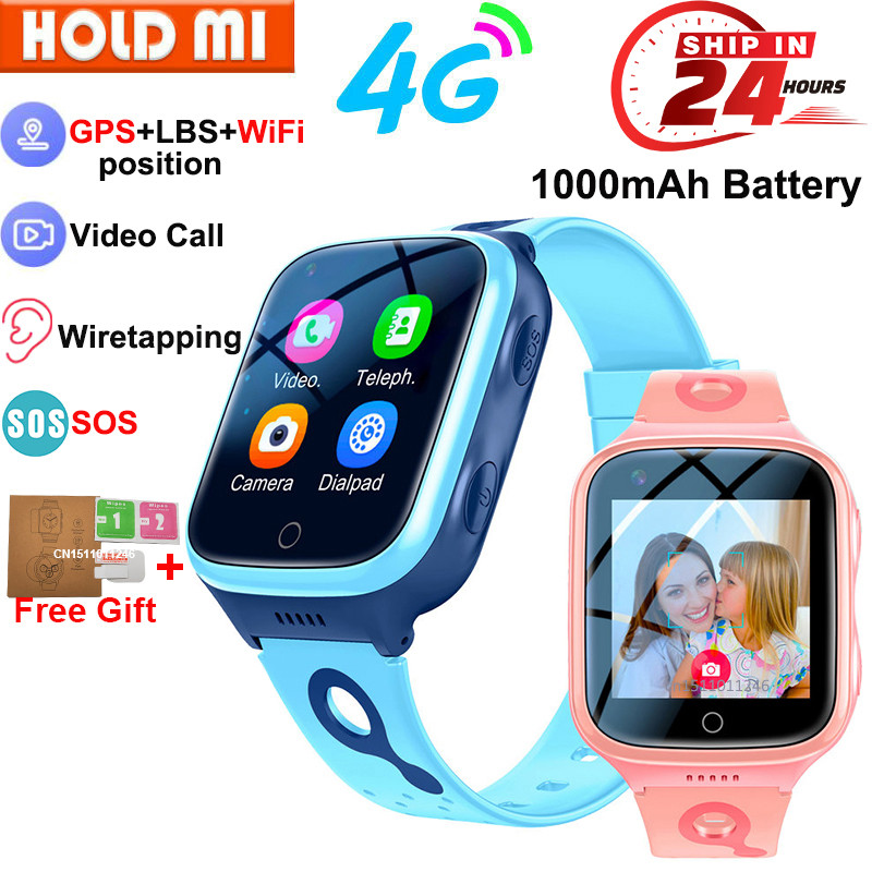Jual Big Sale 1000mAh Kids Smart Watch 4g GPS WiFi Phone Watch Video ...