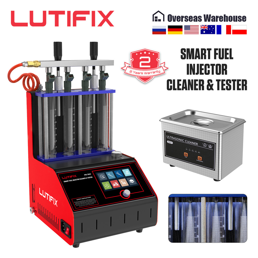 Jual LUTIFIX MS300 Car Injector Cleaning Fuel Injector Tester Machine ...