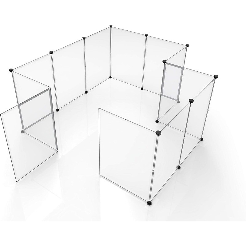 Visual Reference: Jual Tespo Pet Playpen Portable Large Plastic Yard Fence Small