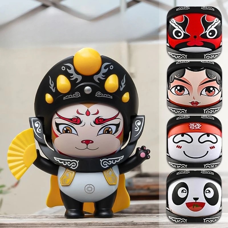 Jual Creative Sichuan Opera Face Changing Doll Stress Reducing Toy With ...