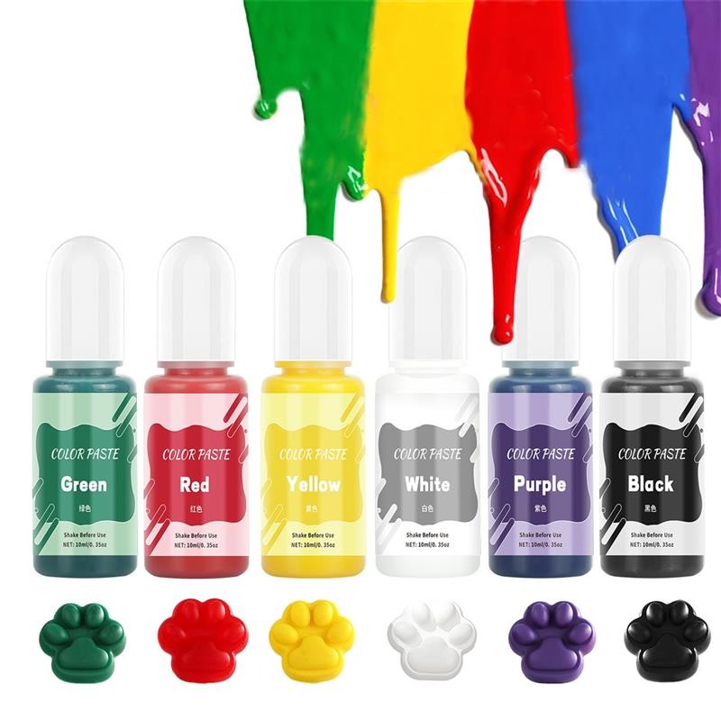 Jual 10ml High Concentration Paste Pigment DIY Epoxy Resin Mold Gypsum ...
