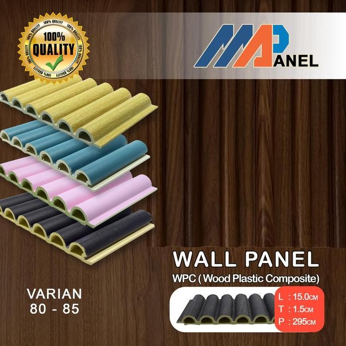 Jual WPC WALLPANEL / WALL PANEL WPC / MAP PANEL DEKORASI DINDING KODE ...