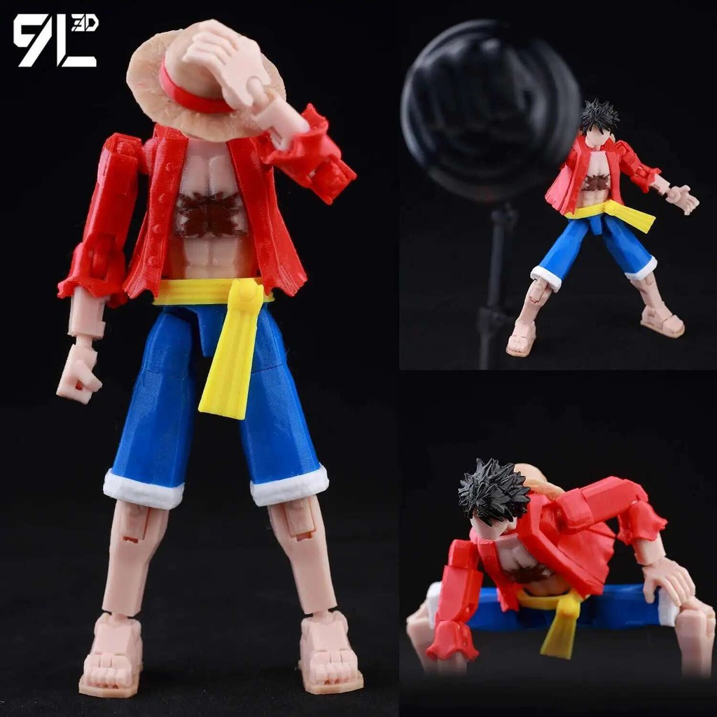 Jual 9L3D Printed Anime Characters Lucky Dummy 13 Action Figures Monkey ...