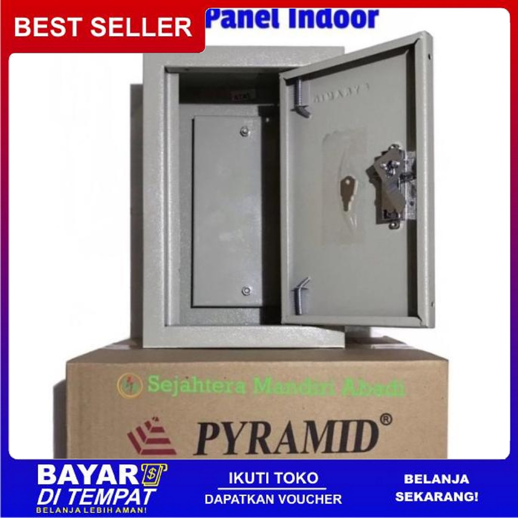 Jual FREE ONGKIR (HRJ) BOX PANEL LISTRIK 20X30X12 INDOOR PYRAMID POWDER ...