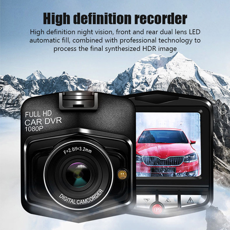 Jual Hot Universal Car Camera HD 1080P Dashcam DVR Recorder Car DVR ...