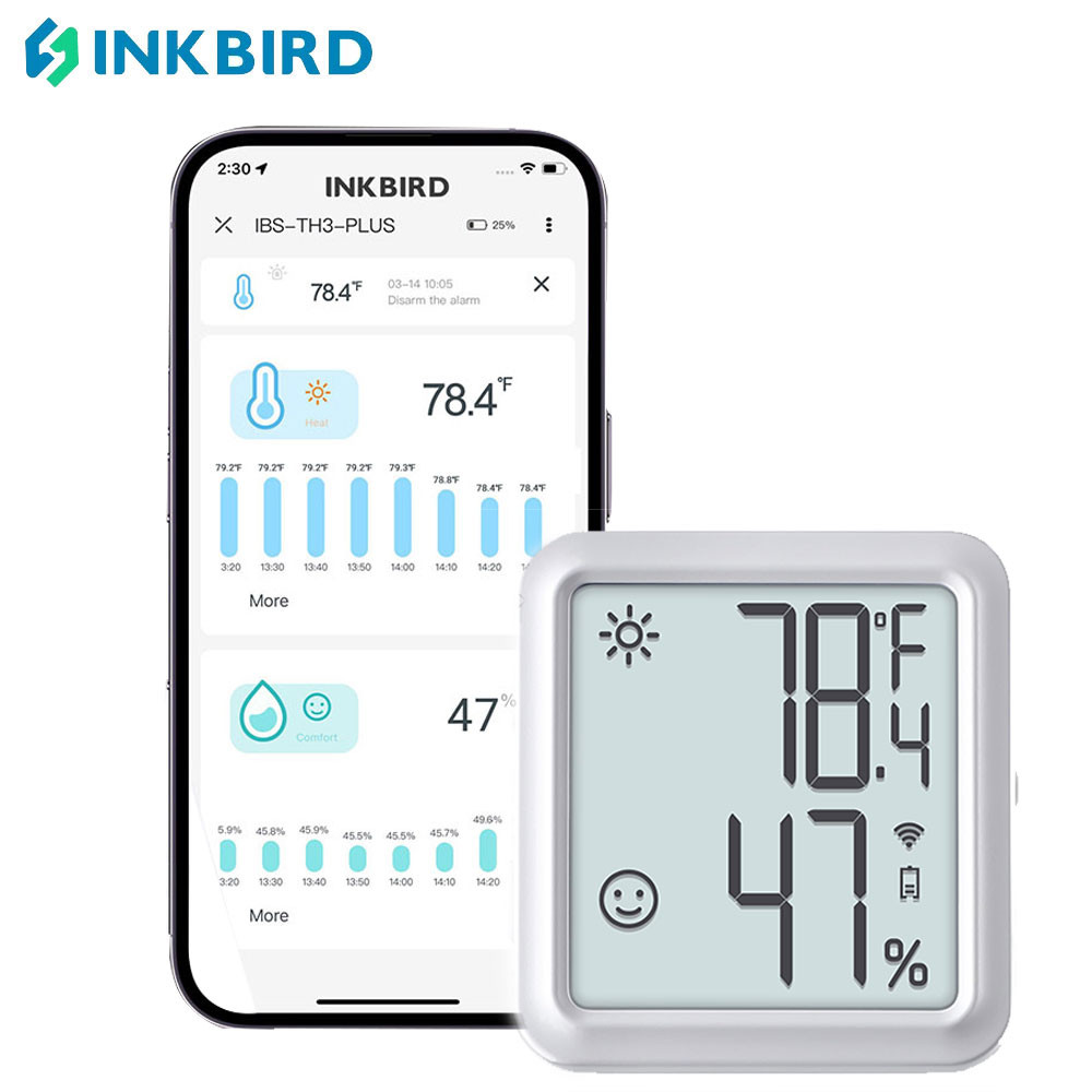 thumbnail image 2 of INKBIRD ITH-10 Digital Thermometer & Hygrometer – Indoor Temperature & Humidity Monitor 2 of 3