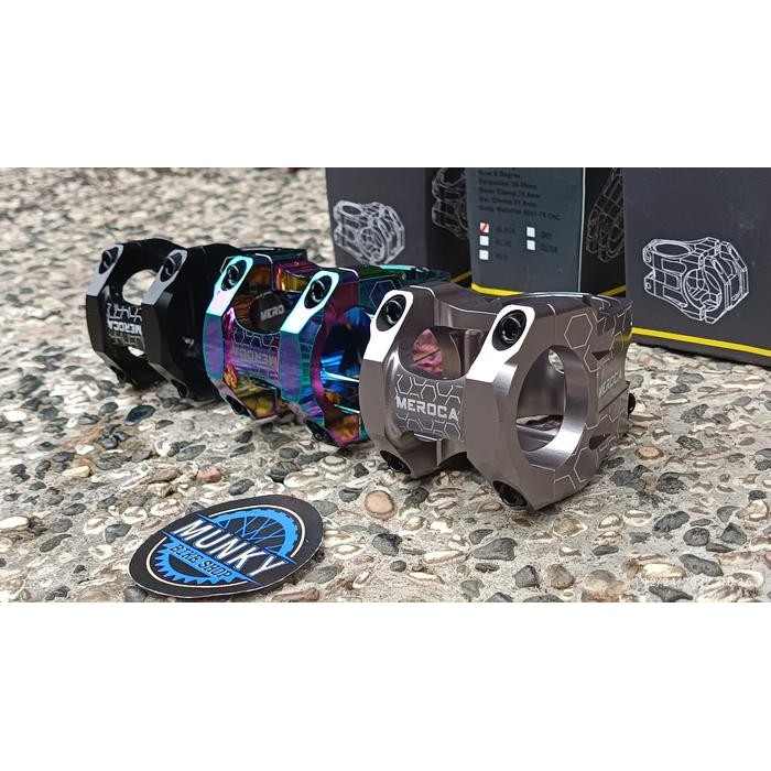 Jual Stem pendek Meroca 31.8 x 35 mm colorfull clamp oversize 31.8mm ...