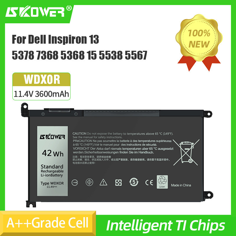 WDX0R Laptop Battery For Dell Inspiron 15 7579 7569 5567 5570 Series - 42WH 11.4V Replacement