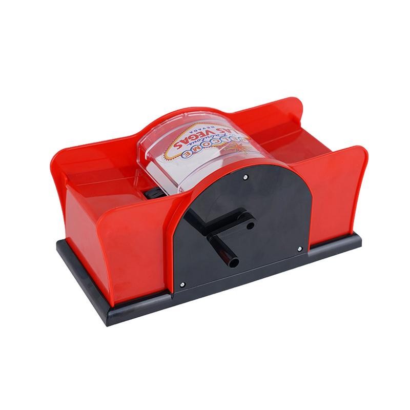 Jual Manual Card Shuffler Poker Shuffle Machine For Cards 2 Decks Of ...