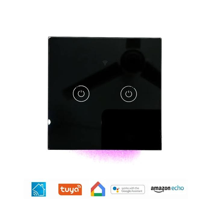 Jual Smart Wall Switch 2 Gang Saklar Wifi Touch Sentuh Terlaris ...