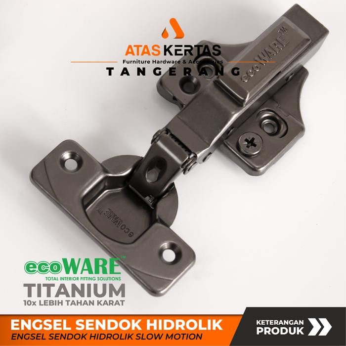 Jual engsel sendok slow motion titanium tahan karat untuk pintu kitchen ...