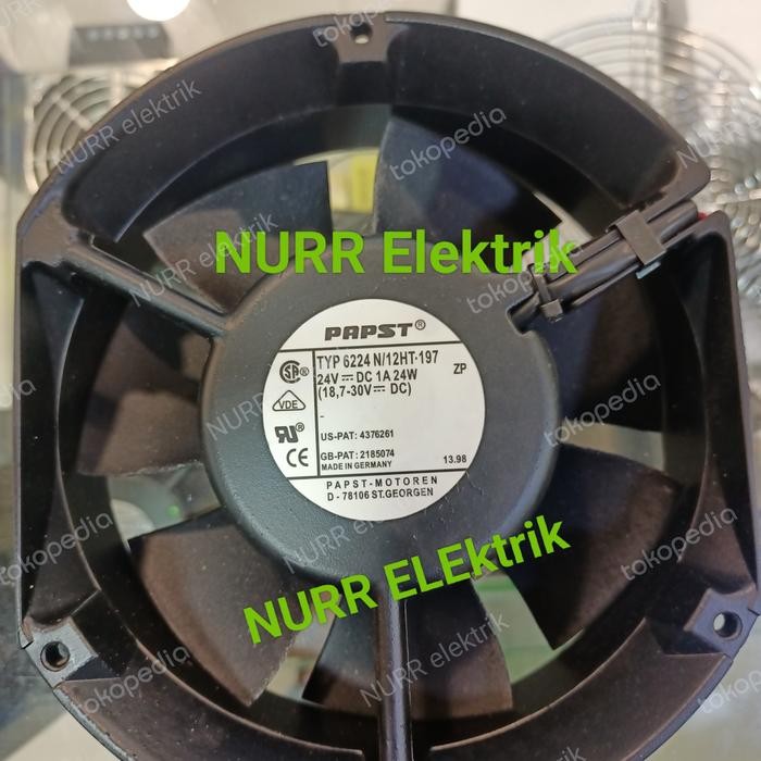 Jual READY AXIAL FAN DC FAN 6 inch 172x150x50mm PAPST 24VDC Exhaust ...