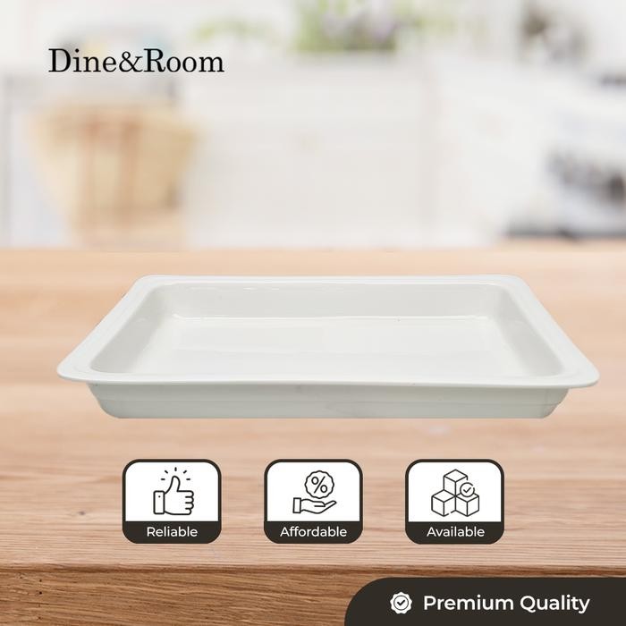 Jual Porcelain Insert Pan / Porcelain insert Pan Rectangular | Shopee ...