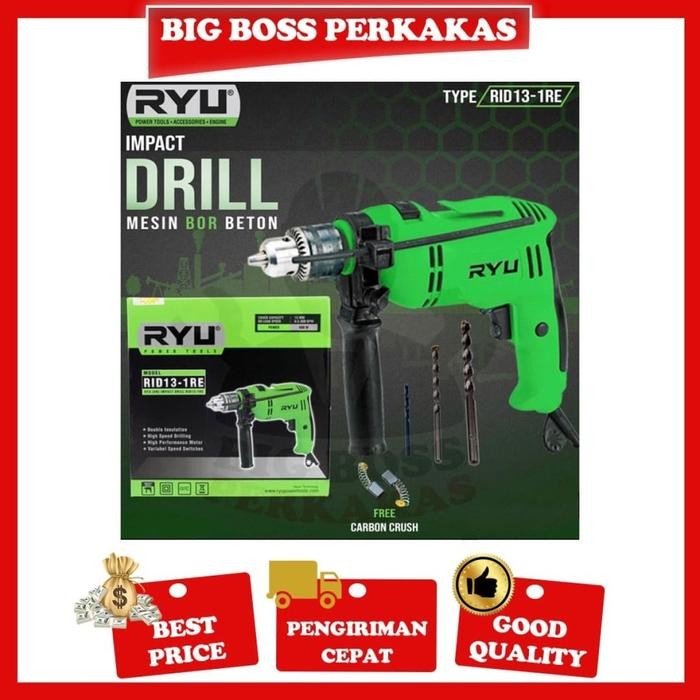 Jual Tekiro Ryu Rid 13-1 Re Impact Drill Mesin Bor Beton Listrik Kayu ...