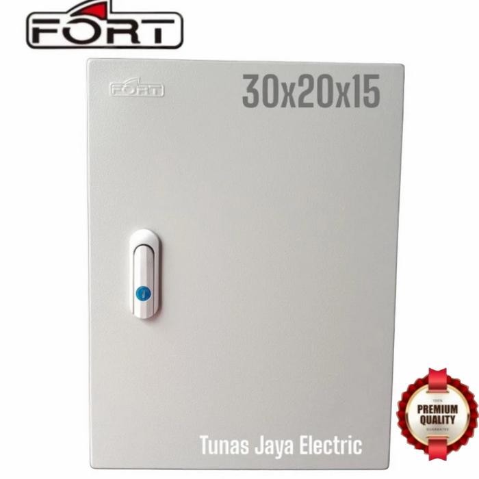 Jual Box Panel Metal 30x20x15 INDOOR IP55 FORT (PREMIUM) | Shopee Indonesia