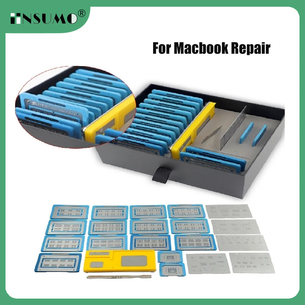 Jual S-F302 BGA Resoldering Reballing Fixture with Complete Stencil For ...