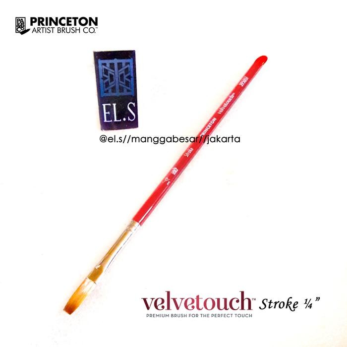 Princeton Velvetouch Sintético Mango Corto Trazador Corto Nº 18/0