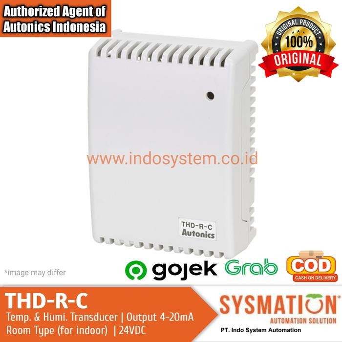 Jual Temperature Humidity Sensor Autonics Thd-R-C Output Current 4-20Ma ...