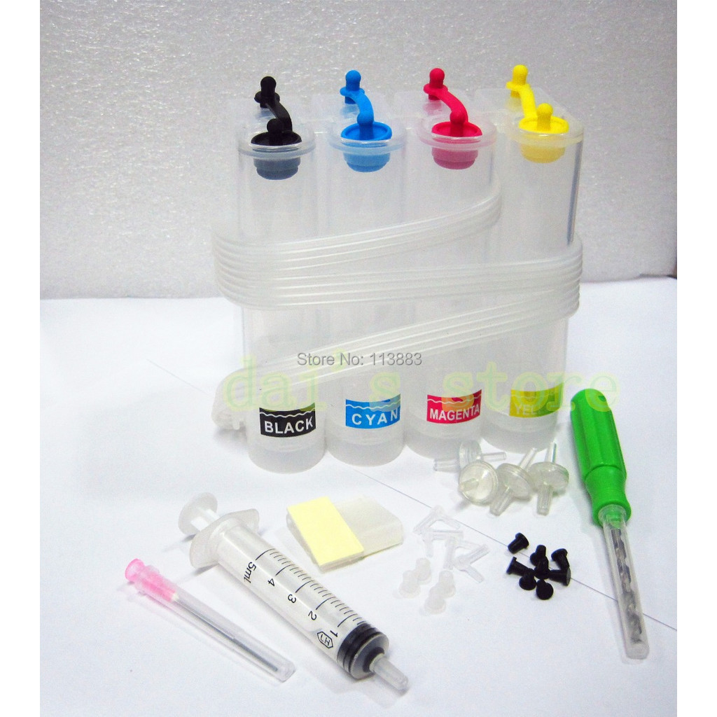 Jual Continuous Ink Supply System Universal 4Color CISS kit with ...