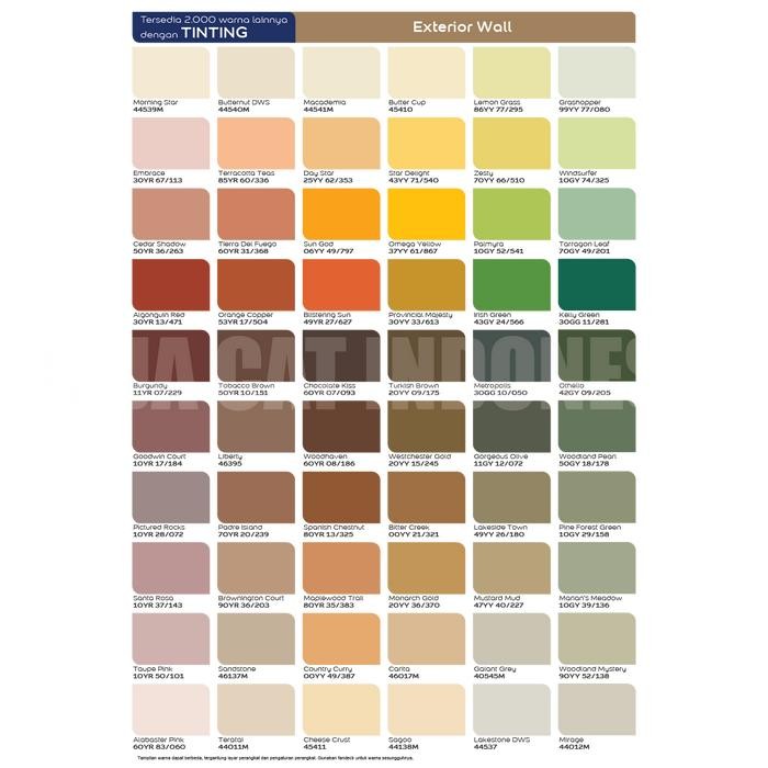 Jual CAT TEMBOK DULUX WEATHERSHIELD PRO TINTING B (BISA REQUEST WARNA ...