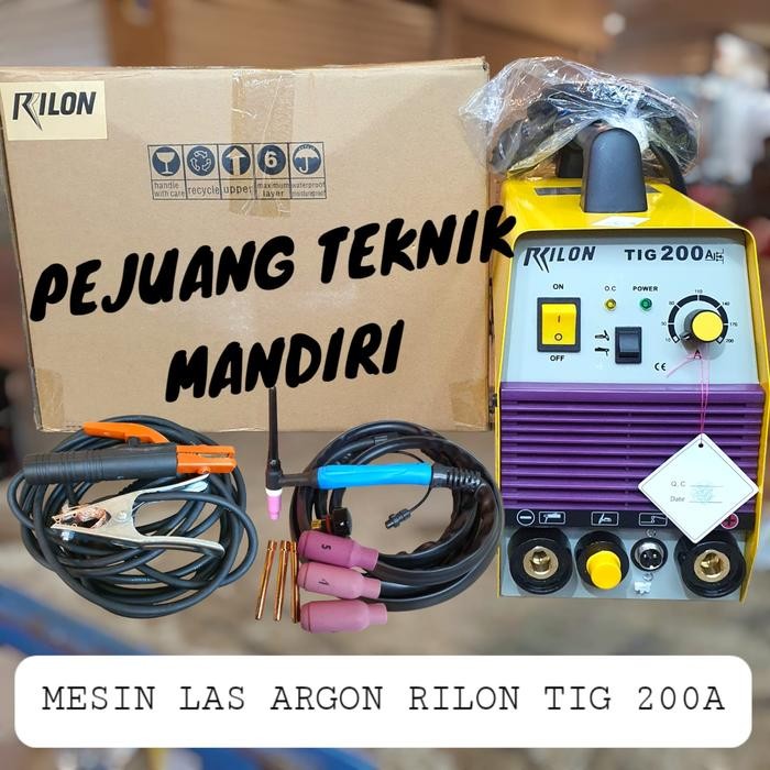 Jual Mesin Las Argon Rilon Tig 200 A / Trafo Las Argon Rilon Tig 200A ...