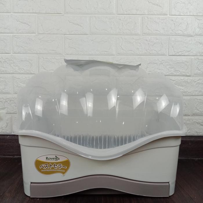 Jual Rovega Rak Piring Plastik Premium Food Grade Dish Rack Shella New ...