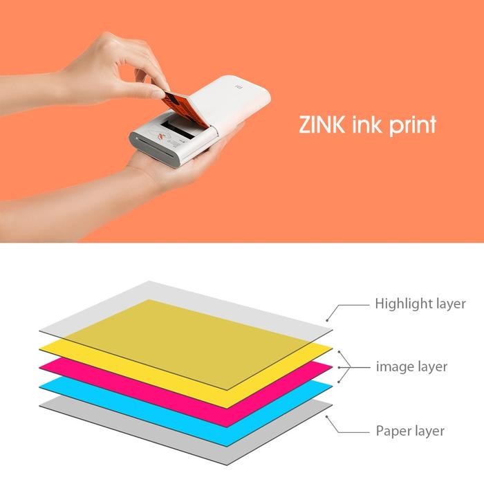 Jual MASRI Mijia Portable Photo Ar Printer 300Dpi Pocket Mini Bluetooth ...