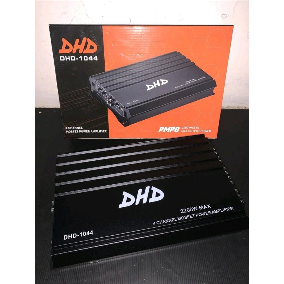 Jual POWER AMPLIFIER MONOBLOCK MOBIL 4 CHANNEL DHD | Shopee Indonesia