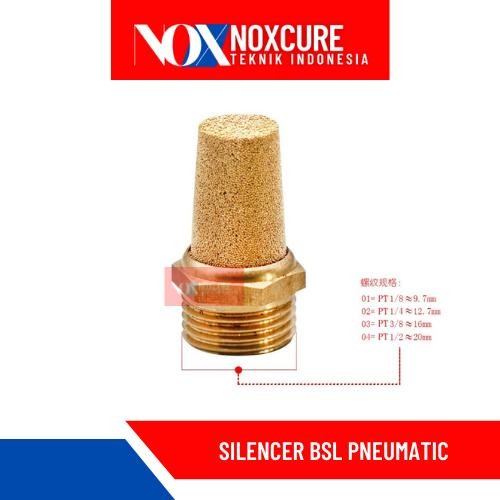 Jual BSL 06 Fitting Silencer Moncong Exhaust Pneumatic Drat 3/4 Inch ...
