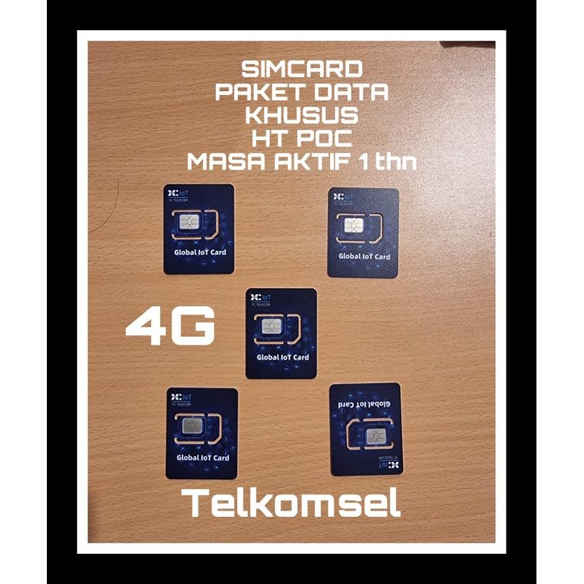 Jual SIMCARD HT POC KARTU DATA WALKIE TALKIE POC PERMANEN 1 TAHUN ...
