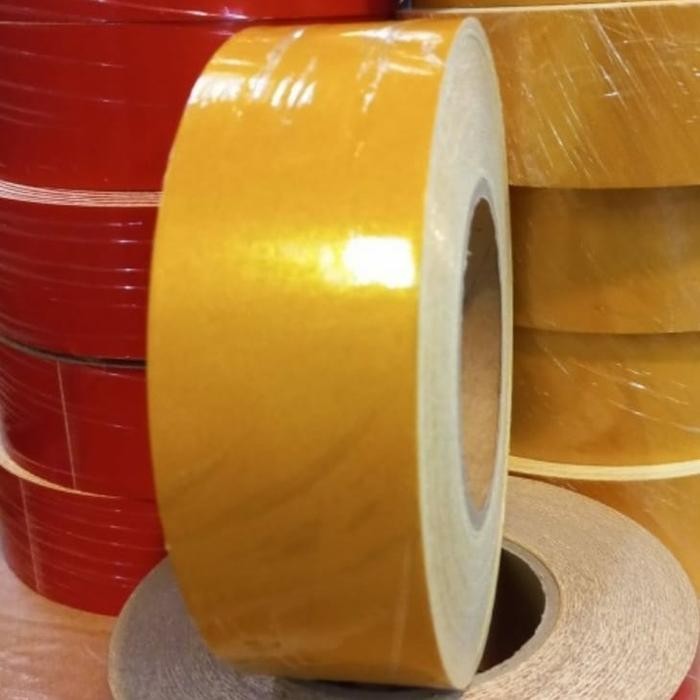 Jual Sticker Scotlite Reflective KIWALITE kuning 48 mm x 45 meter ...