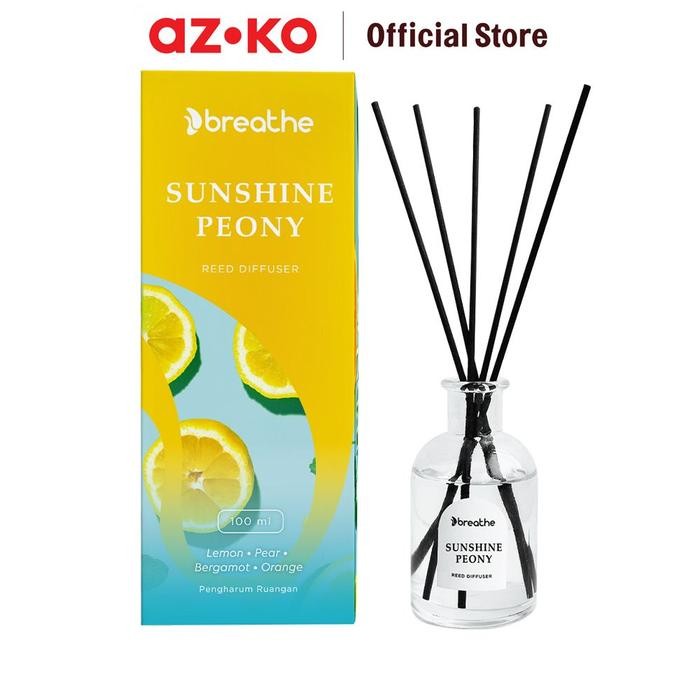 Jual Pilihan- Azko Breathe 100 Ml Reed Diffuser Rattan Sticks Freshener ...