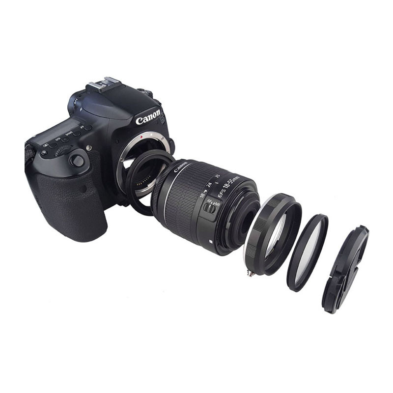 Jual Camera Macro Lens Reverse Adapter Set for Canon EOS 70D 80D 700D ...