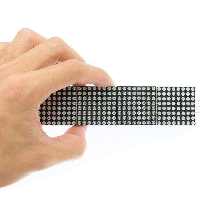 Jual MAX7219 Dot Matrix Display Module RGB 4in1 8x32pixel for Arduinoo ...