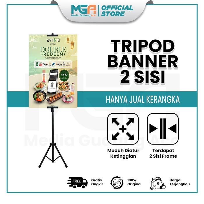 Jual TRIPOD BANNER / STAND DISPLAY / TIANG IKLAN BARCODE DISPLAY ...