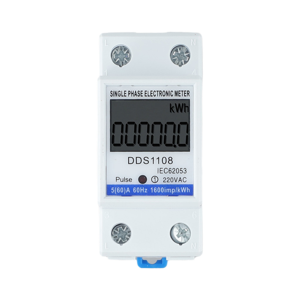 Jual High Quality Home Energy Meter Single-phase KWH Plastic Versatile ...