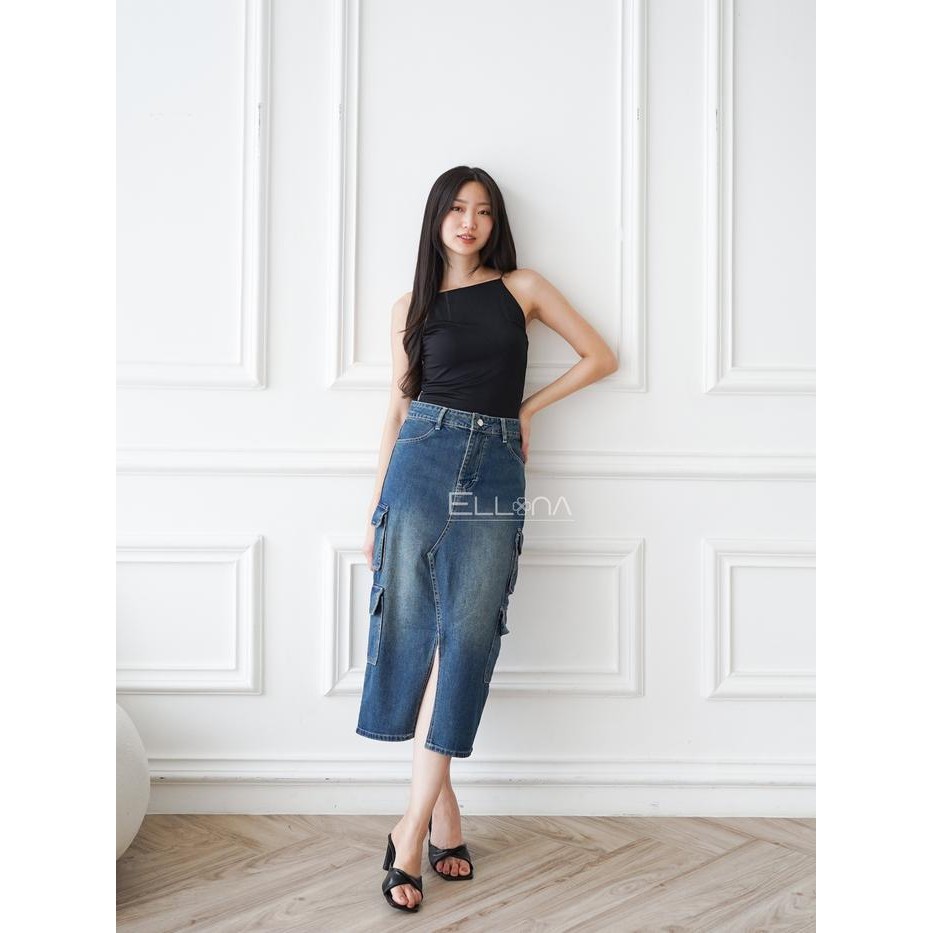 Jual OSSO JEANS - Rok Double Cargo Bio Stone - Double Cargo Skirt Bio ...