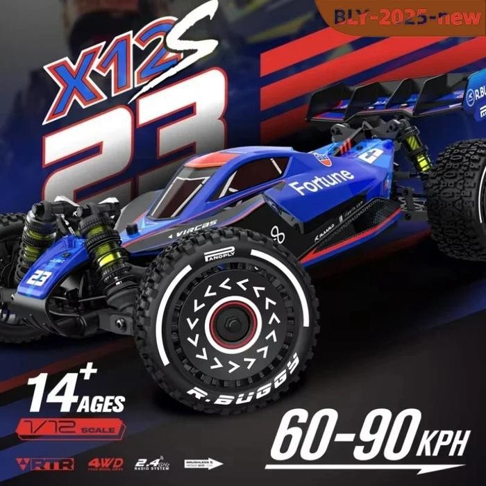 Jual Rlaarlo X12S Ec Car Buggy Brushless Lipo 3S 11.1V 1:12 Rc Car ...