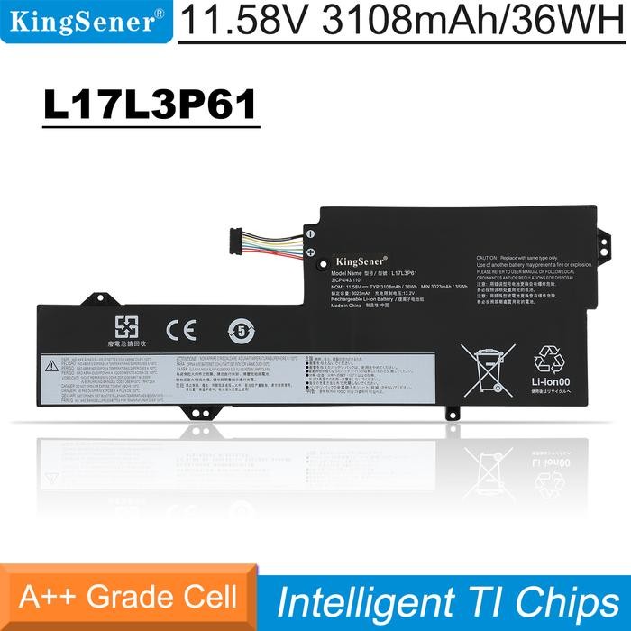Batteria BLESYS L17L3P61 L17C3P61 L17M3P61 Per Lenovo IdeaPad Yoga 720-12IKB E 330-11IGM | 11.52V 2000mAh 23Wh