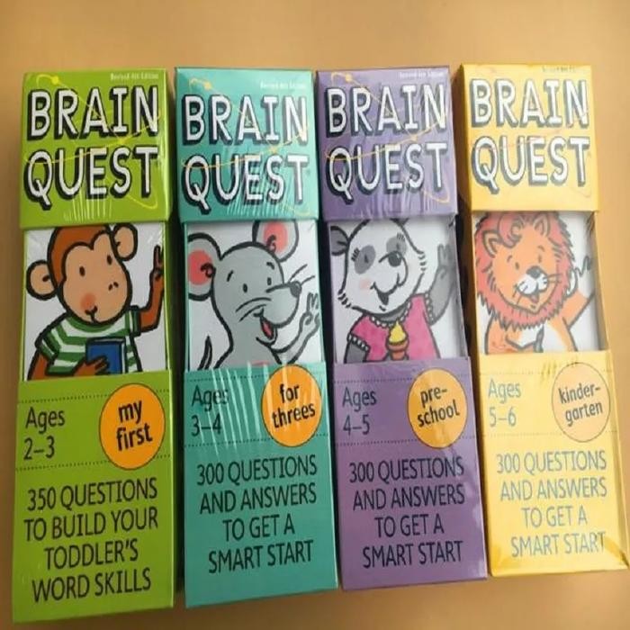 Jual Brain Quest English Version Of the Intellectual Development Card ...