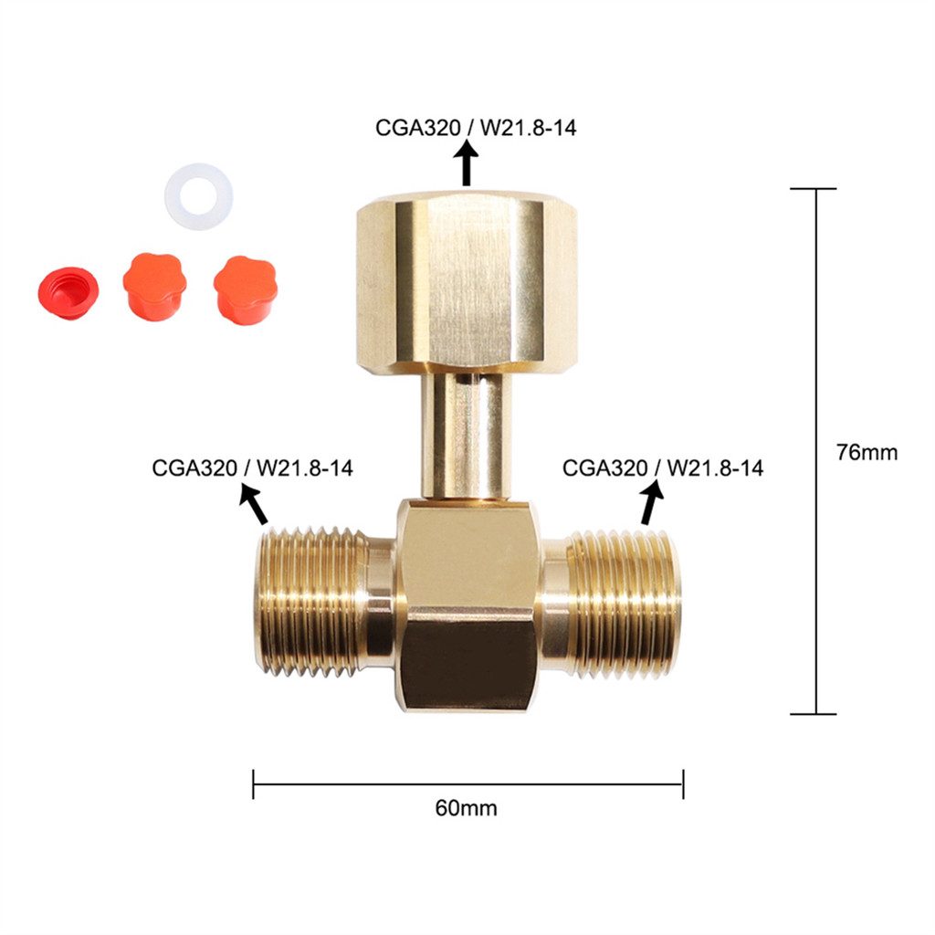 5 lb CO2 Cylinder+CGA320 Valve - Danby Parts Canada