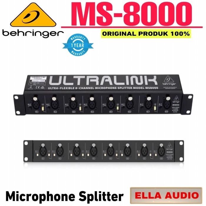 Jual Behringer MS8000 UltraLink Microphone Splitter 8-Channel | Shopee ...