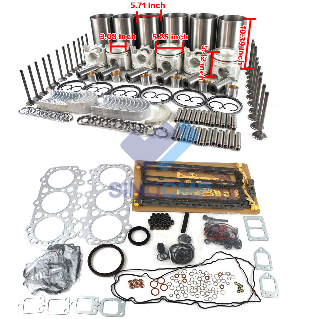 Jual FLASH SALE 6RB1 6RB1T 6RB1TC Engine Rebuild Kit For Hitachi Ex400 ...
