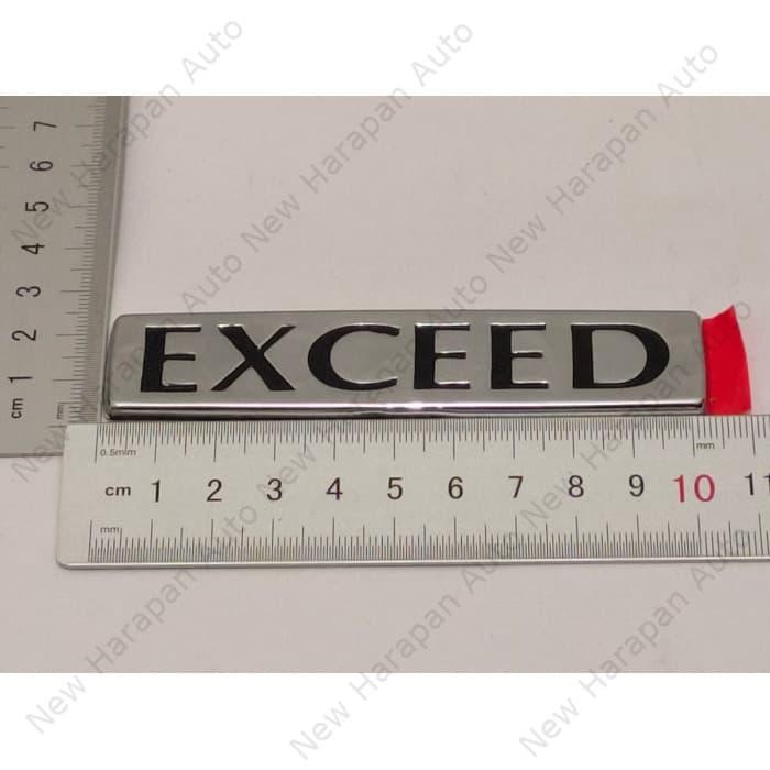 Jual BEST EMBLEM EXCEED BLACK + BACKGROUND SILVER MITSUBISHI KUDA 10 ...
